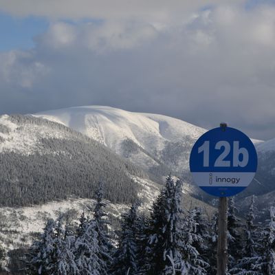 SkiResort Černá Hora - Pec/ Ski slope marking
